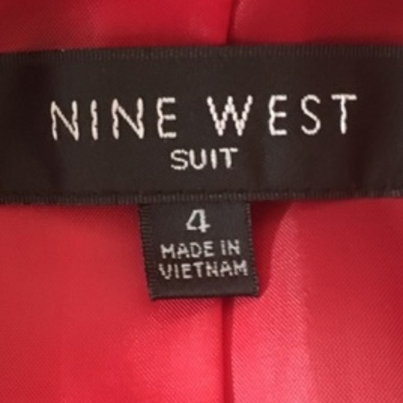 Nine West Red Satin Jacket - Picture 6 of 7
